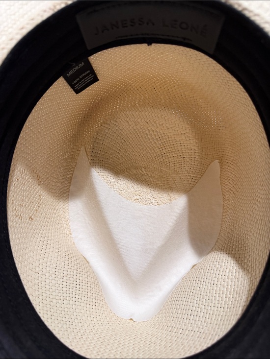 “JANESSA LEONE” 100% Straw Hat